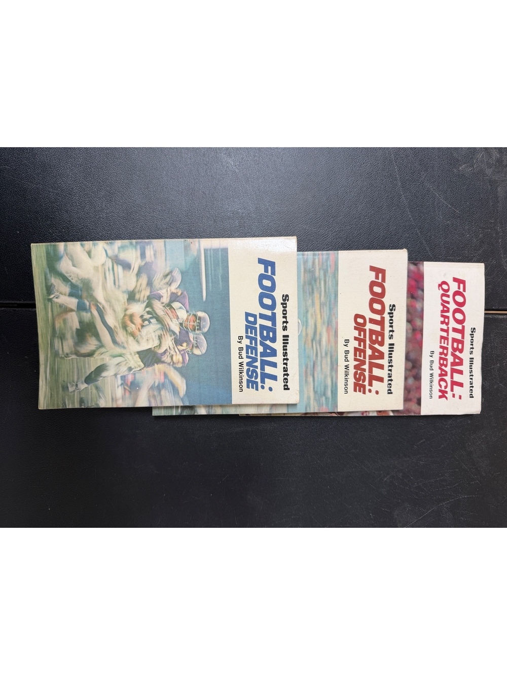 Sports Illustrated Football Book Set by Bud Wilkinson - Defense, Offense, and Qu